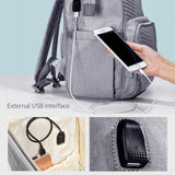 The Baby Concept Light Gray Portable Diaper Bag