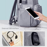 The Baby Concept Gray Waves Portable Diaper Bag