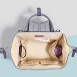 The Baby Concept Gray Waves Portable Diaper Bag