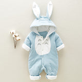 The Baby Concept Bunny Hooded Romper