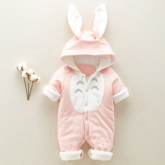 The Baby Concept Bunny Hooded Romper
