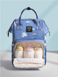 The Baby Concept Blue and Gray Portable Diaper Bag
