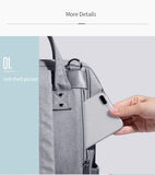 The Baby Concept Burgundy Portable Diaper Bag