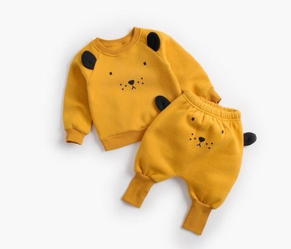 The Baby Concept Lion Pullover Sweatshirt and Pants Set