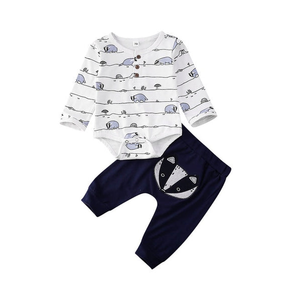 The Baby Concept Skunk Romper and Trousers
