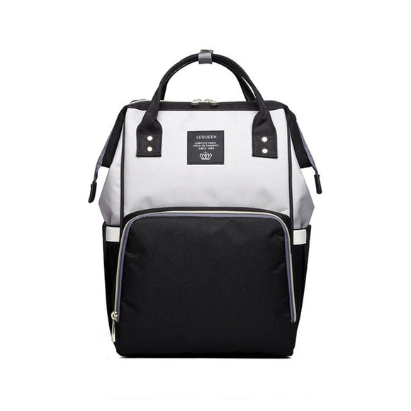 The Baby Concept Black and White Portable Diaper Bag