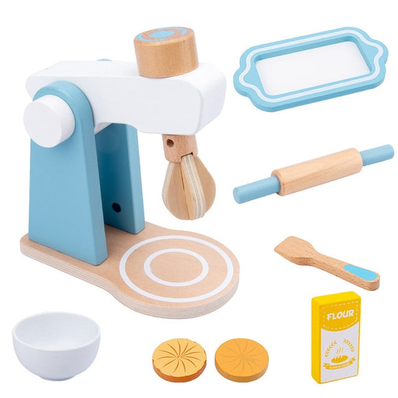The Baby Concept Wooden Kitchen Mixer Toy Set