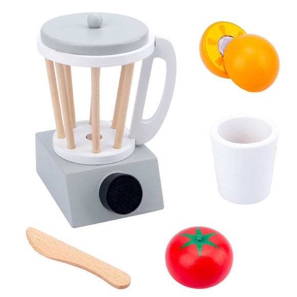 The Baby Concept Wooden Kitchen Blender Toy Set – Thebabyconcept
