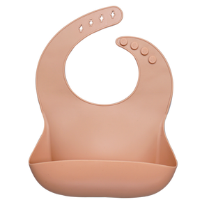The Baby Concept Apricot Silicone Baby Bib