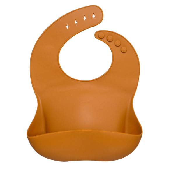 The Baby Concept Mustard Silicone Baby Bib