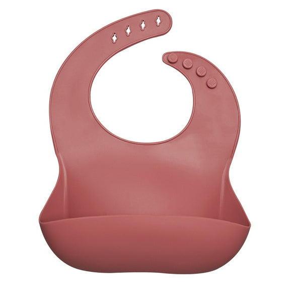 The Baby Concept Rosewood Silicone Baby Bib