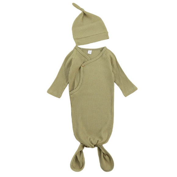 The Baby Concept Sage Sleeping Jumpsuit with Hat