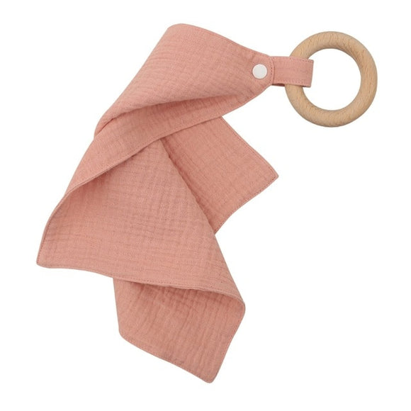 The Baby Concept Dusty Pink Teether Comforter