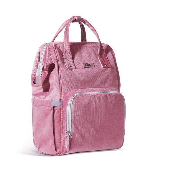 The Baby Concept Mama Velvet Pink Organizer Bag