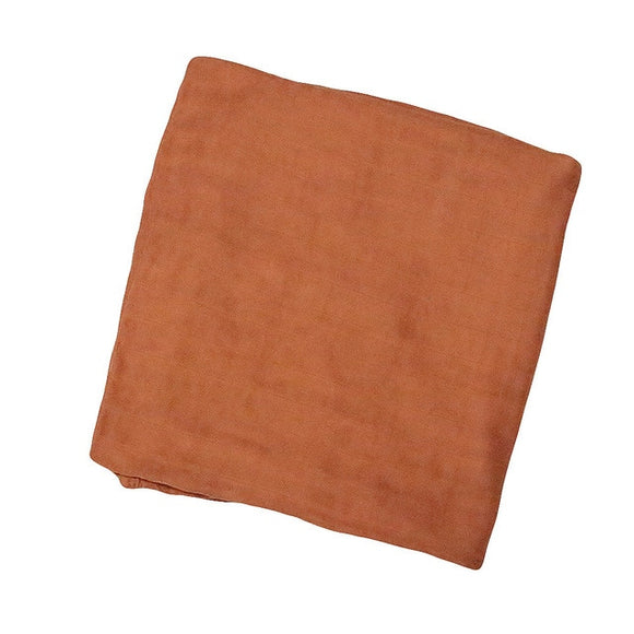 The Baby Concept Brown Bamboo Muslin Swaddle