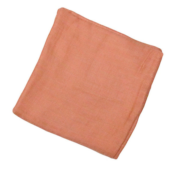 The Baby Concept Peach Bamboo Muslin Swaddle