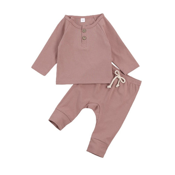The Baby Concept Rose Long Sleeve Cotton Top and Pants